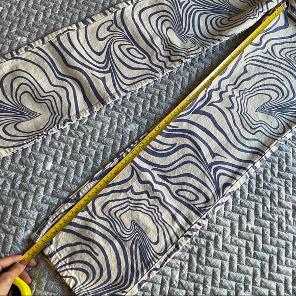 ZARA PRINTED STRAIGHT LEG JEANS - Picture 8 of 10